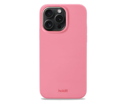 Etui do telefonów Holdit Silicone Case iPhone 15 Pro Max Rouge Pink 16173